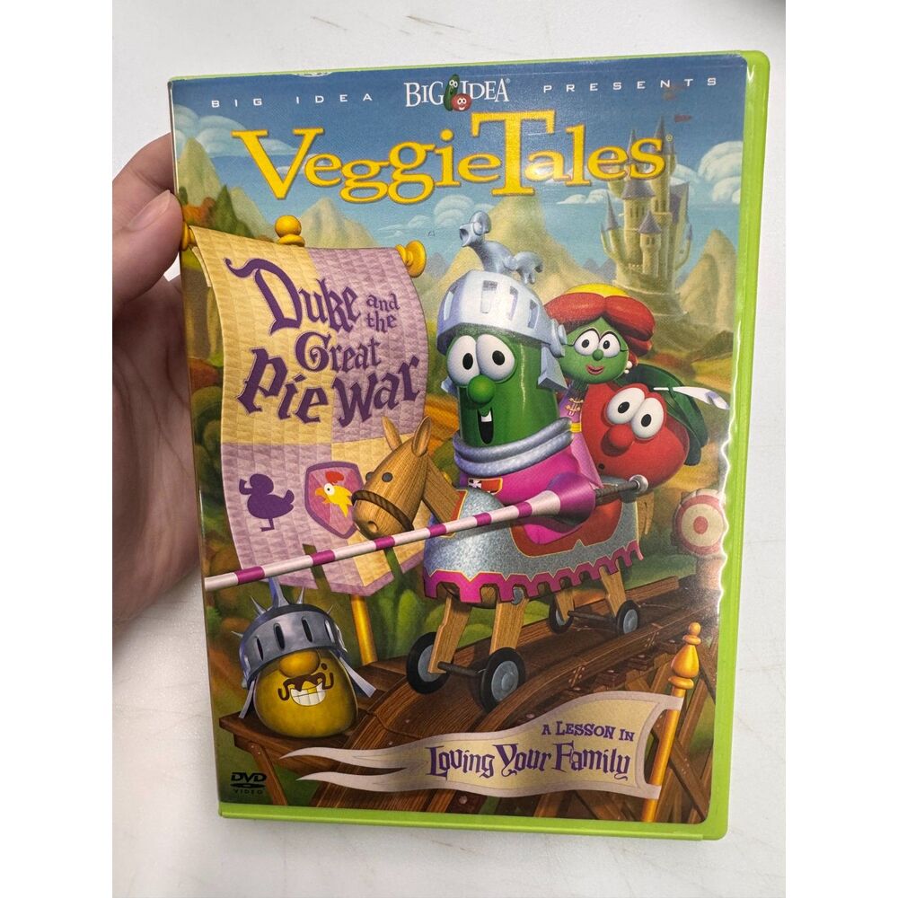 Veggietales: Duke and the Great Pie War [DVD] Tested Working